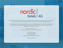 Tablet Screenshot of nordic-hotels.com